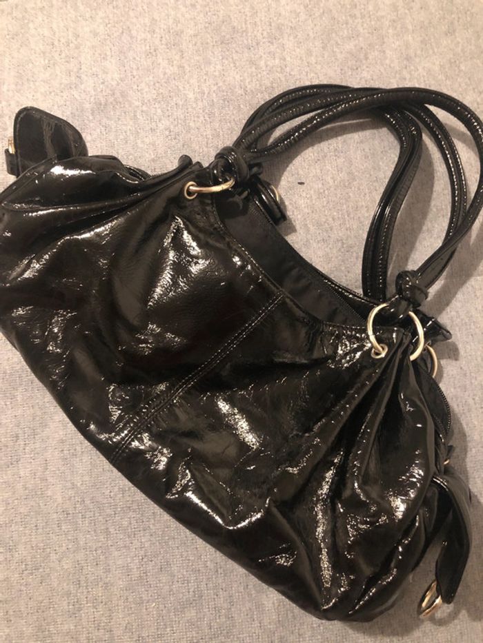 Sac à main femme cuir noir