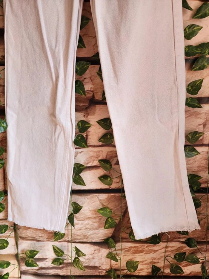 🌸Jeans Droit Blanc Pull&Bear Taille 32 🌸 - photo numéro 4