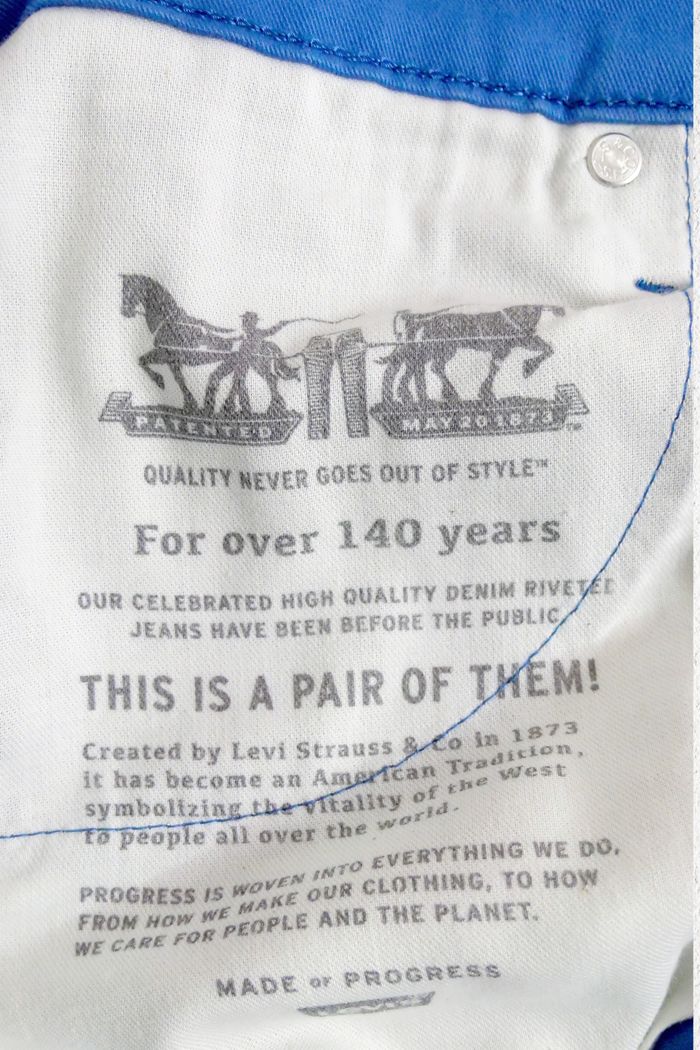 LEVI'S 502 - W29 L30 - Regular Taper Stretch Bleu Sodalite - Neuf avec étiquettes - photo numéro 7