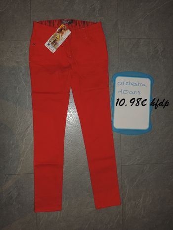 pantalon orchestra taille 10 ans