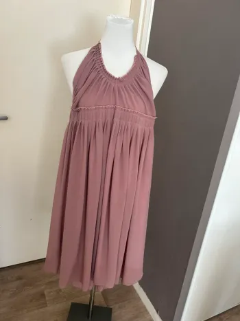 Adolfo Dominguez robe été rose poudré nude femme, taille 36
