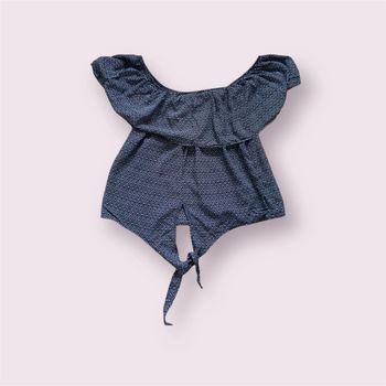 Top épaules dénudées motifs géométriques Taille M