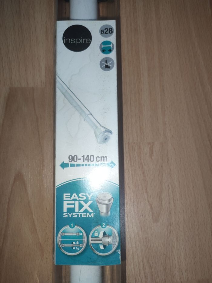Barre à rideau easy fix system Inspire neuve - photo numéro 2