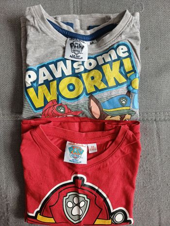 2 tshirt pat patrouille