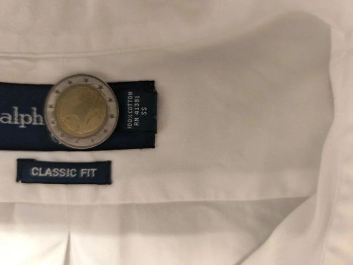 Chemise Manches Longues - Ralph Lauren - Classic Fit - Logo brodé premium - Blanc - Taille XXL - photo numéro 10