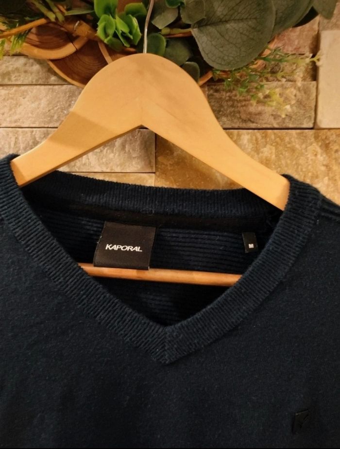 Pull Kaporal bleu marine neuf - photo numéro 2