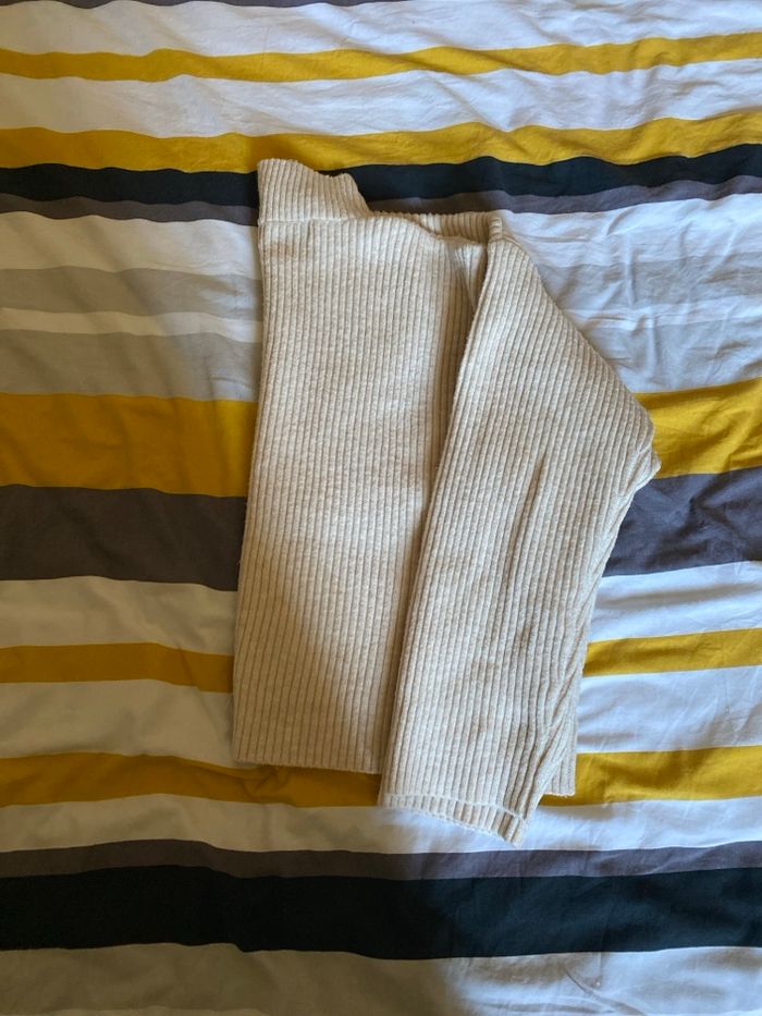 Pull col rouler beige - photo numéro 2