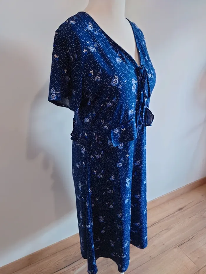 Robe Bleu Bonheur L - photo numéro 2