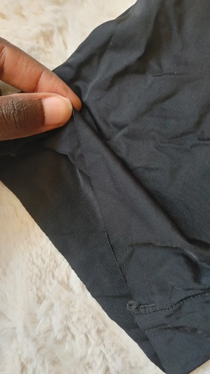 Ensemble soutien-gorge brassière et shorty marron et noir taille s - photo numéro 9