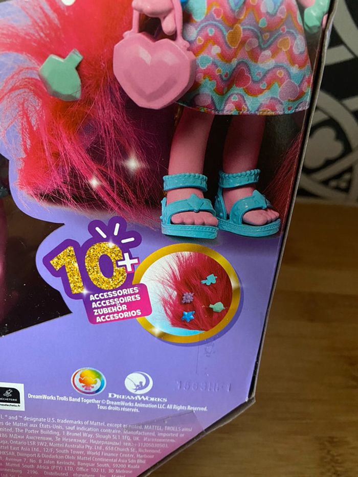 Poupée Troll - Poppy surprises 2 en 1 MATTEL - photo numéro 7