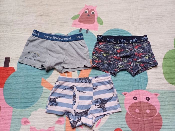 3 caleçon 2/3 ans