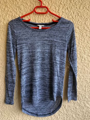 T shirt un peu épais gris chiné Springfield taille 36