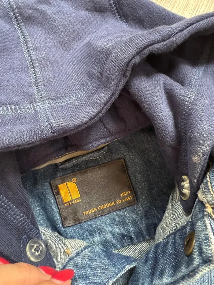 Veste en jeans Next bébé garçon  6-9 mois comme neuve - photo numéro 5