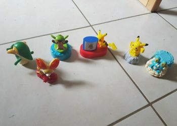 6 Figurines Mc Donald's Pokemon