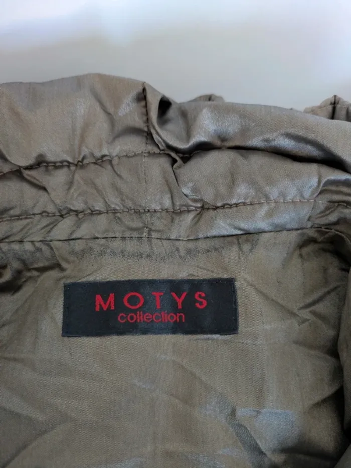 Doudoune dorée avec capuche - Motys - taille 38 - photo numéro 3