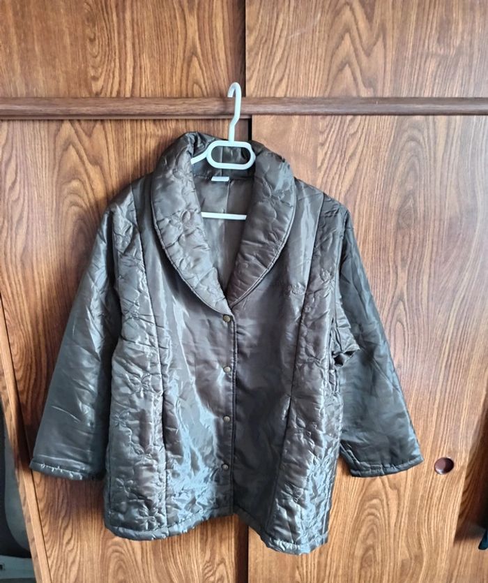 Manteau MARRON taille L - photo numéro 2