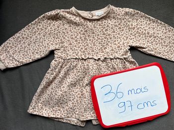 Robe manches longues Verbaudet 36 mois