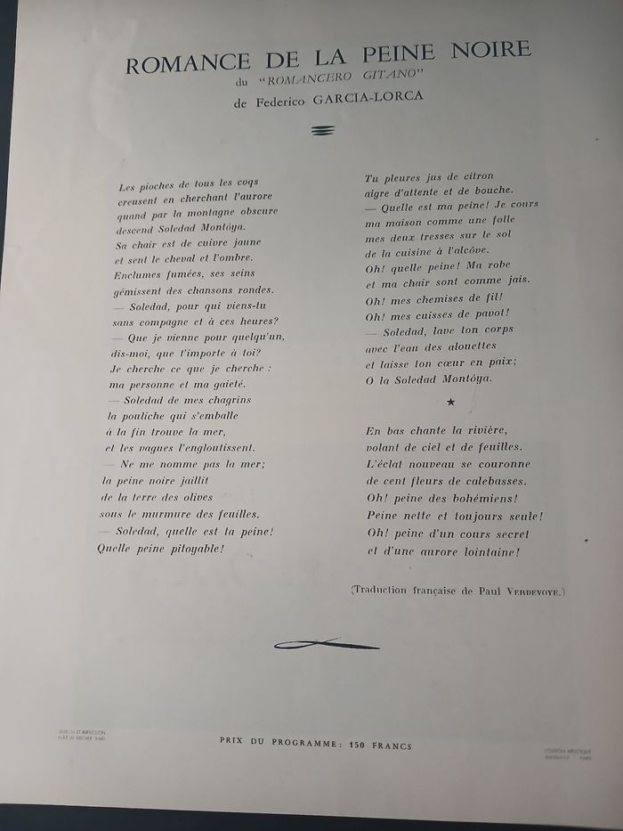 Ancien programme du ballet d'Espagne - photo numéro 5