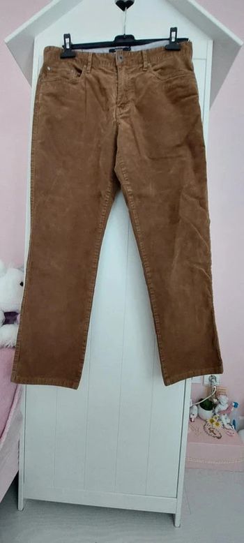 Pantalon coton velours côtelé regular fit Burton taille 42