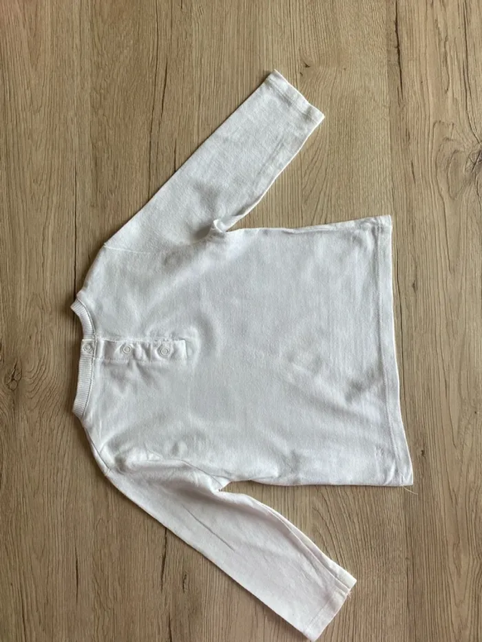 Tee-shirt manche longue mi-saison Mickey bébé mixte 12 mois Disney Baby - photo numéro 4