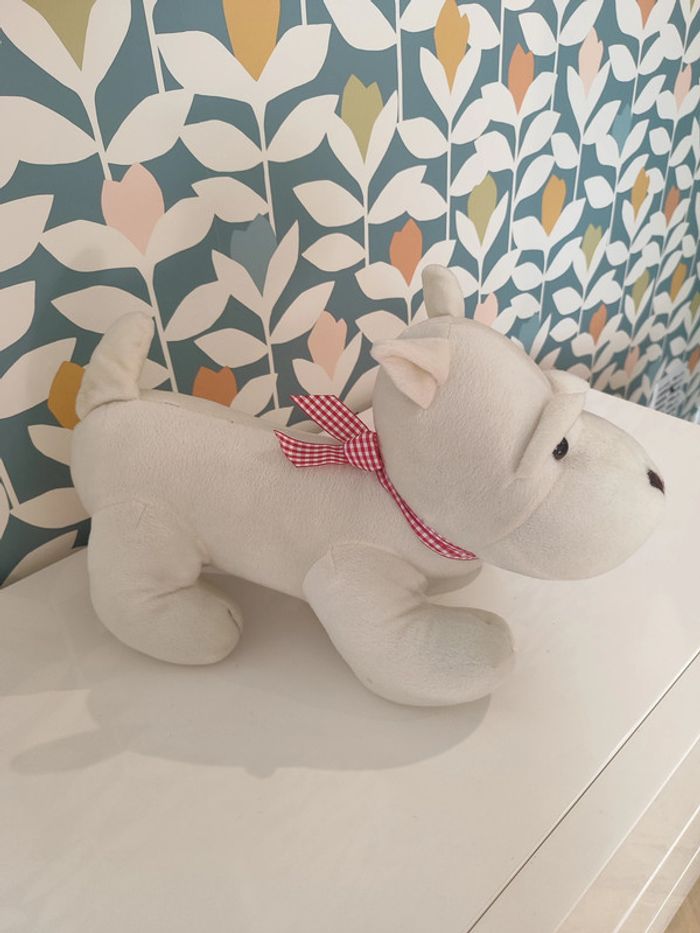 Peluche chien westie / scottish