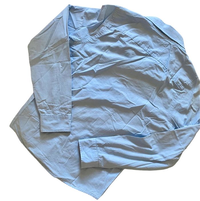 Chemise bleu claire Hollister taille S très bon état - photo numéro 2