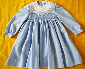 Petite robe fille vintage