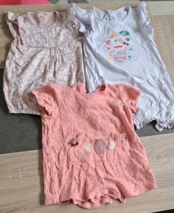 Lot de 3 pyjashorts fille