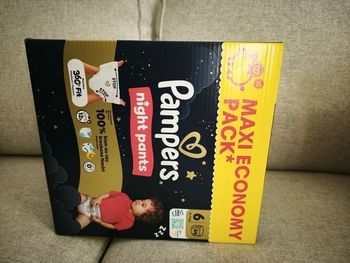 Pampers night pants T6 64 couches