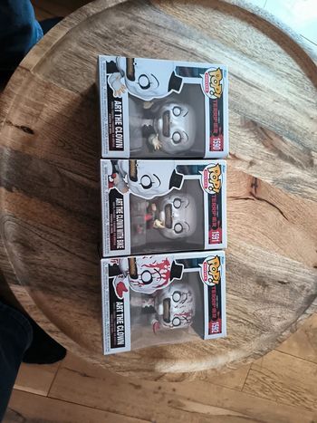 Lot de 3 pop art the clown terrifier