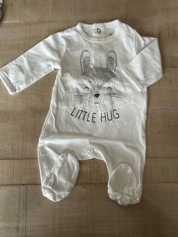 Pyjama blanc lapin 