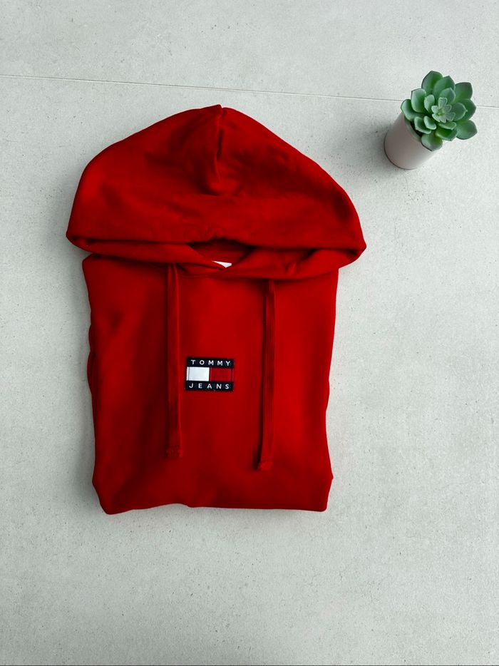 Sweat à capuche Tommy Hilfiger rouge - photo numéro 6