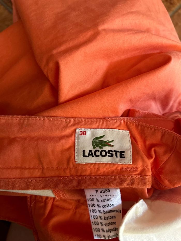 Jupe Lacoste corail - photo numéro 3