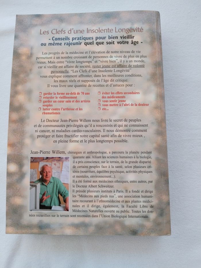 Livre Les clefs d'une insolente Longévité - photo numéro 2