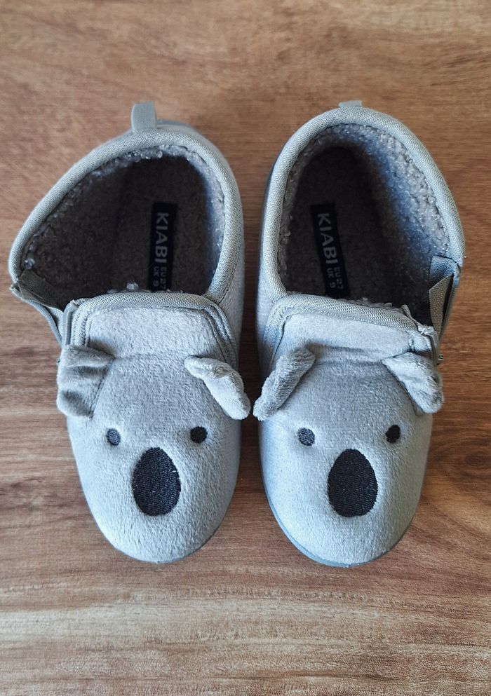 Chaussons bateau gris koala Kiabi pointure 27 - photo numéro 4