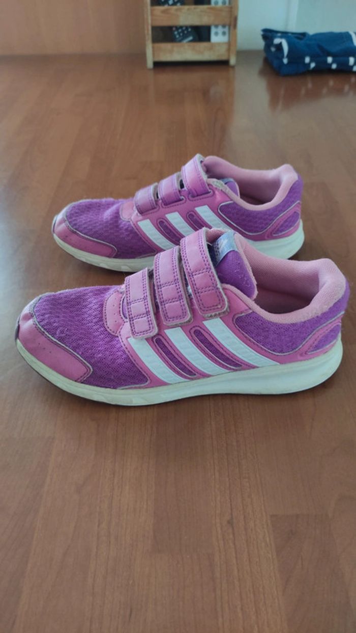 Baskets tissu adidas pointure 34 - photo numéro 5