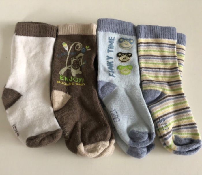 Lot de 4 chaussettes 15/17
