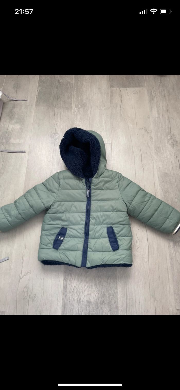 Doudoune réversible sergent major 3 ans