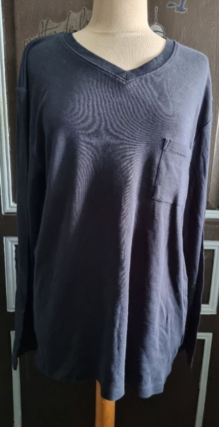 Pull de pyjama marine taille 2xl