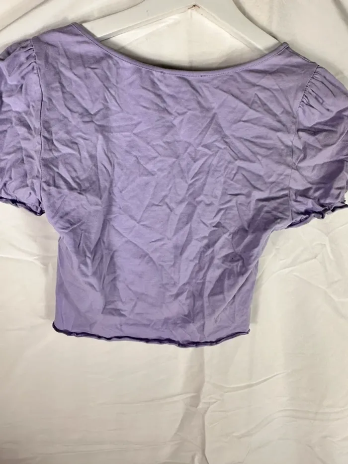 Top court violet pastel SHEIN - photo numéro 4
