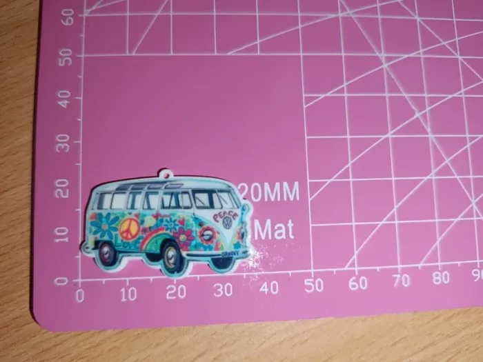 Breloque combo volkswagen en émail