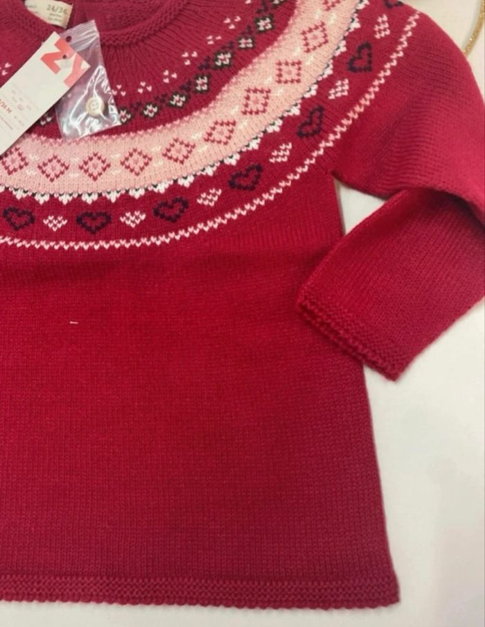 Pull fille - neuf - Zippy - Taille 24 mois - photo numéro 2