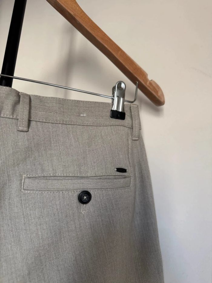 Pantalon élégent beige clair taille 36 Zara - photo numéro 5