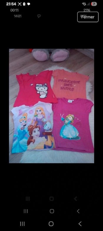 Lots de 4 tee-shirt Disney 3 ans