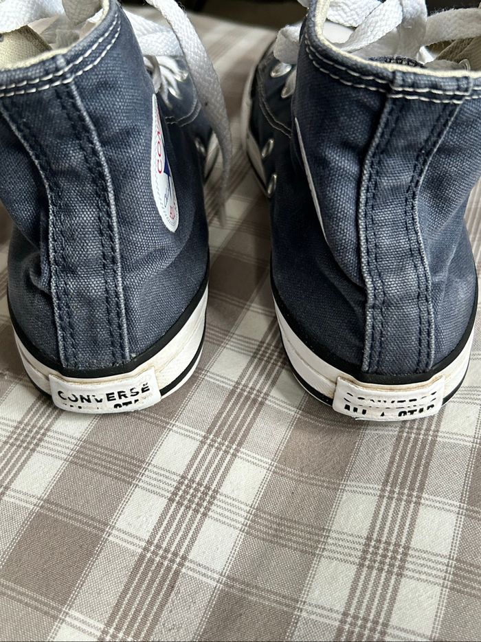 Baskets converses hautes bleu marine enfant - photo numéro 3