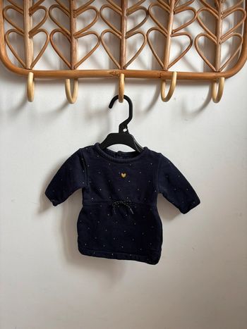 Robe bleu marine Kiabi 1 mois