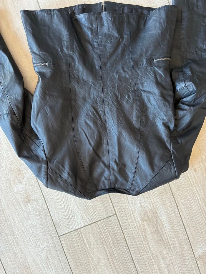 Veste en cuir véritable Jacqueline riu - photo numéro 6