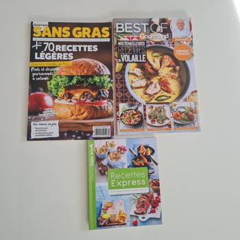 Lot de magazines de cuisine 