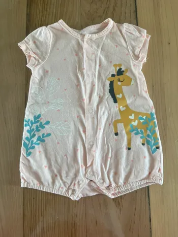 Combishort girafe 6 mois – In Extenso