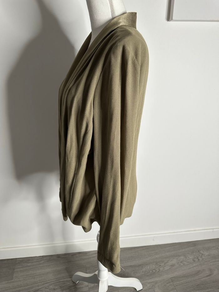 Cardigan kimono doré kaki American Vintage T40 L - photo numéro 2